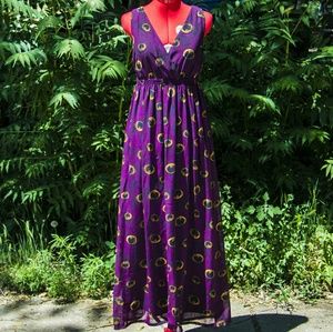 Mossimo feather maxi dress